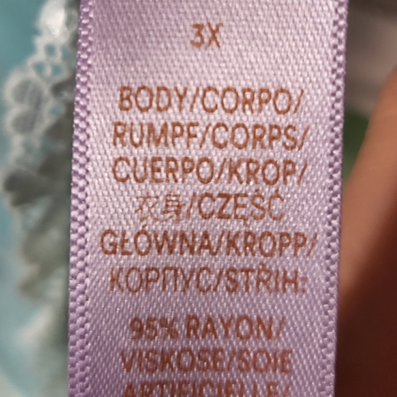 Savage X Fenty 2 piece pijama 95% Rayon, Pistacio color, 3X - Picture 13 of 13